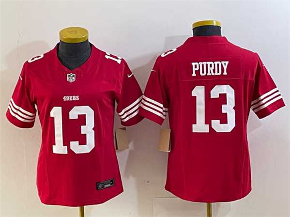 Women's San Francisco 49ers #13 Brock Purdy Red 2023 F.U.S.E. Vapor Untouchable Football Stitched Jersey(Run Small),We sell and wholesale Women's San Francisco 49ers #13 Brock Purdy Red 2023 F.U.S.E. Vapor Untouchable Football Stitched Jersey(Run Small) on line form chian!
